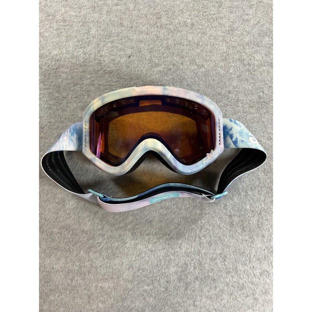 Anon Tracker Kids Snow Goggles Disney Frozen Elsa Anna Olaf Blue Tie Dye Ski